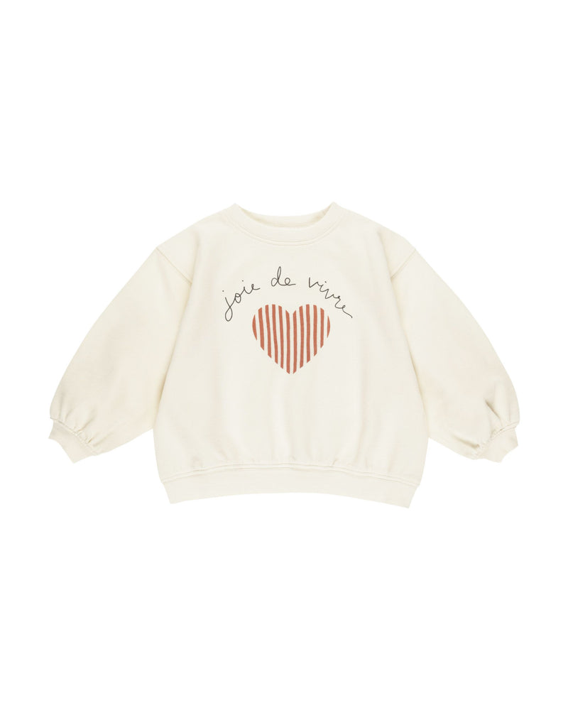 Rylee + Cru Oversized Sweatshirt - Joie De Vivre