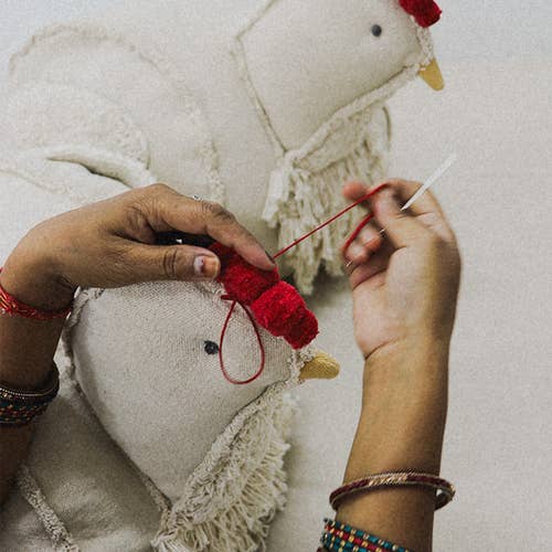 Lorena Canals Pouf - Chicken