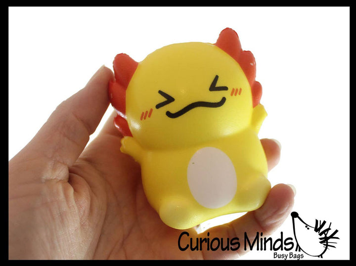 Curious Minds Toys Axolotl Slow Rise Squishy Toys