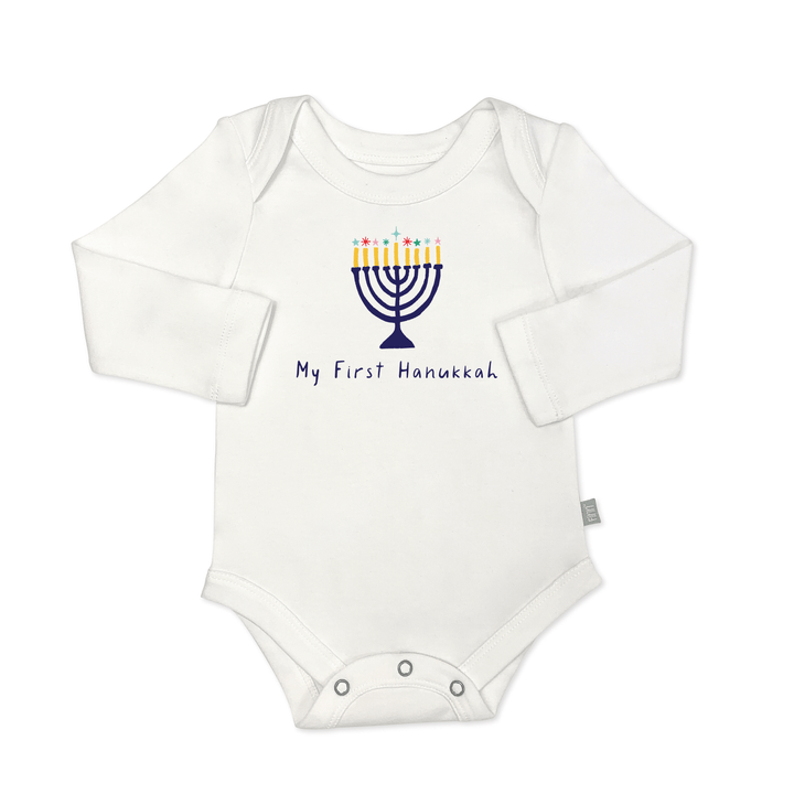 Finn + Emma Organic Bodysuit - My First Hanukkah