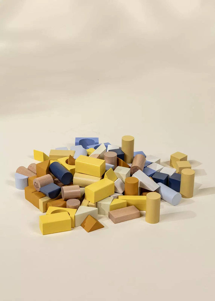 Coco Village Wooden Construction Blocks Set - 100pcs