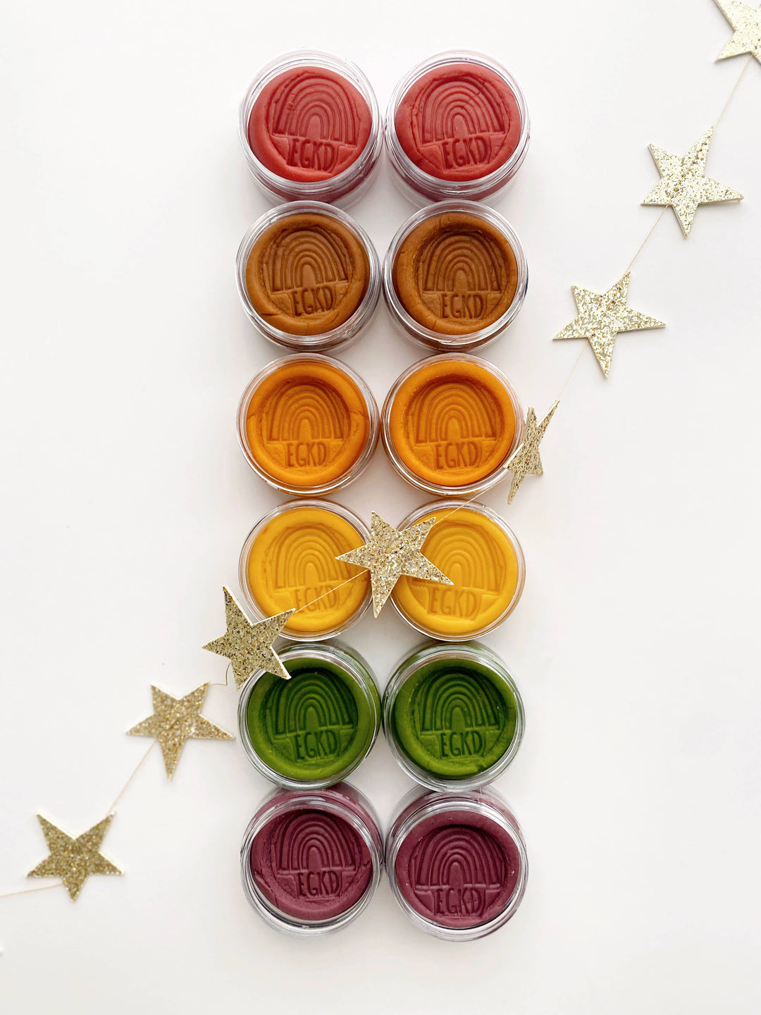 Earth Grown KidDough Mini KidDough Fall Rainbow Set