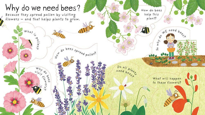 Usborne First Questions And Answers: Why Do We Need Bees?