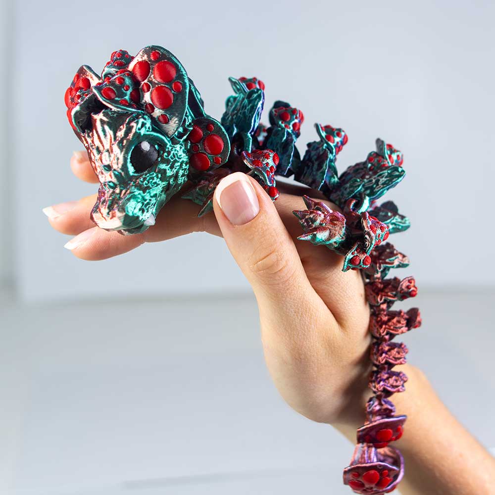 Kheops International Medium Mushroom Dragon - Assorted Colors