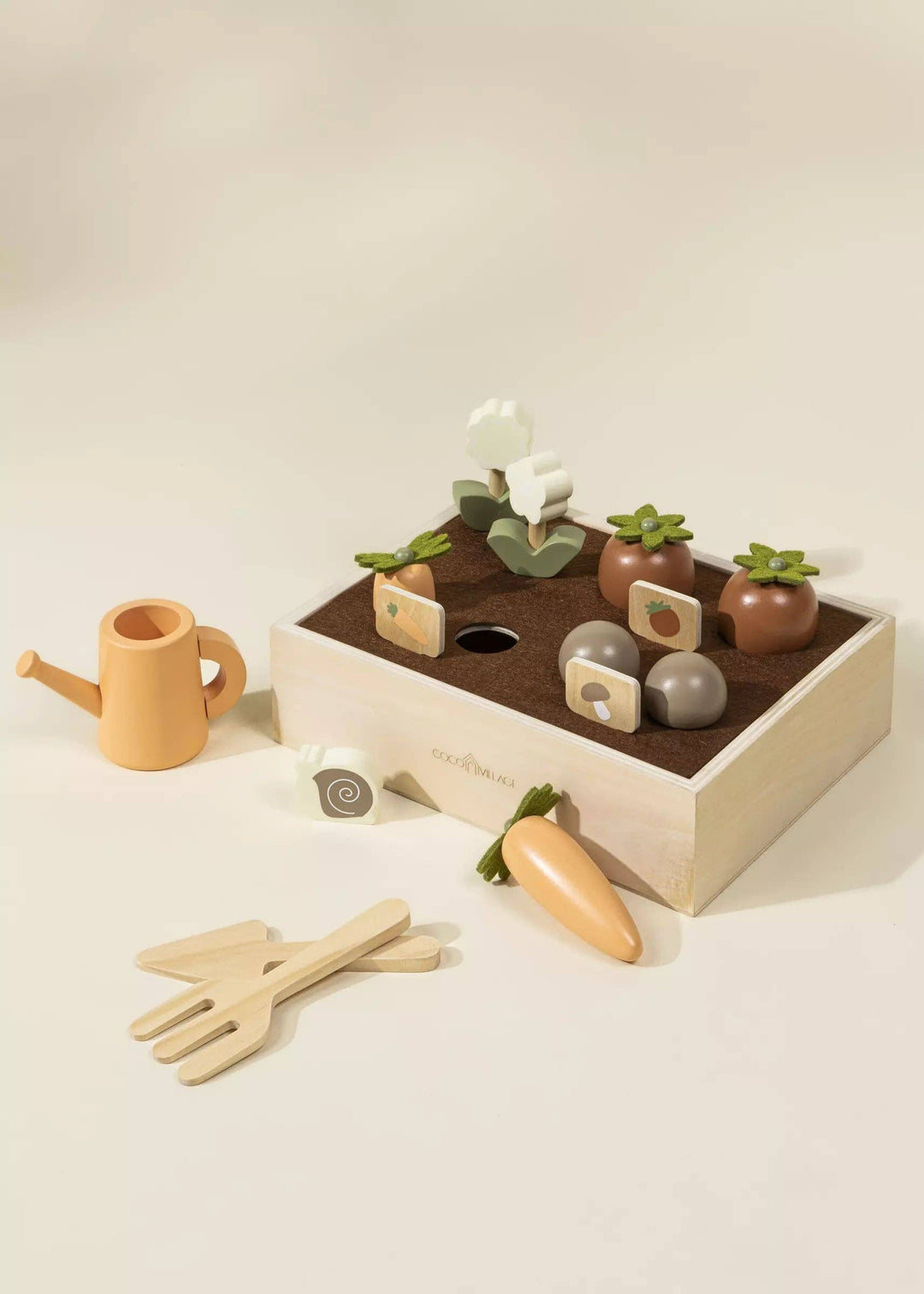Coco Village Wooden Gardening Playset And Accessories