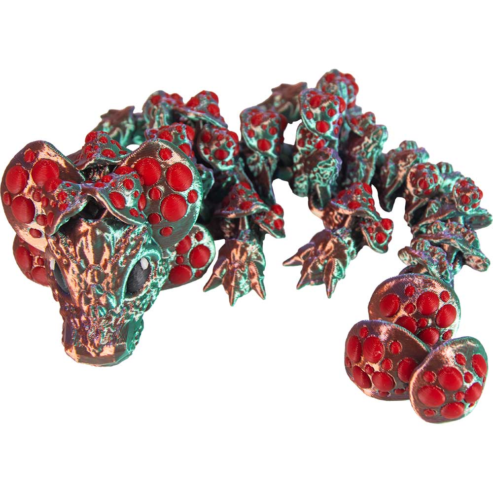 Kheops International Medium Mushroom Dragon - Assorted Colors
