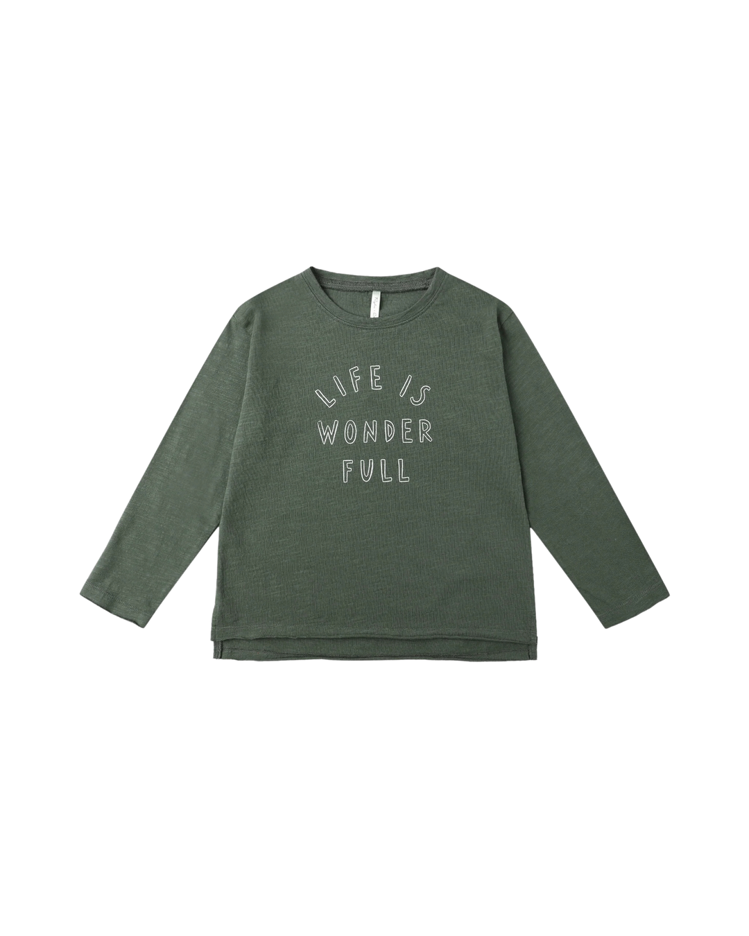 Rylee + Cru Raw Edge Long Sleeve Tee - Life Is Wonder Full