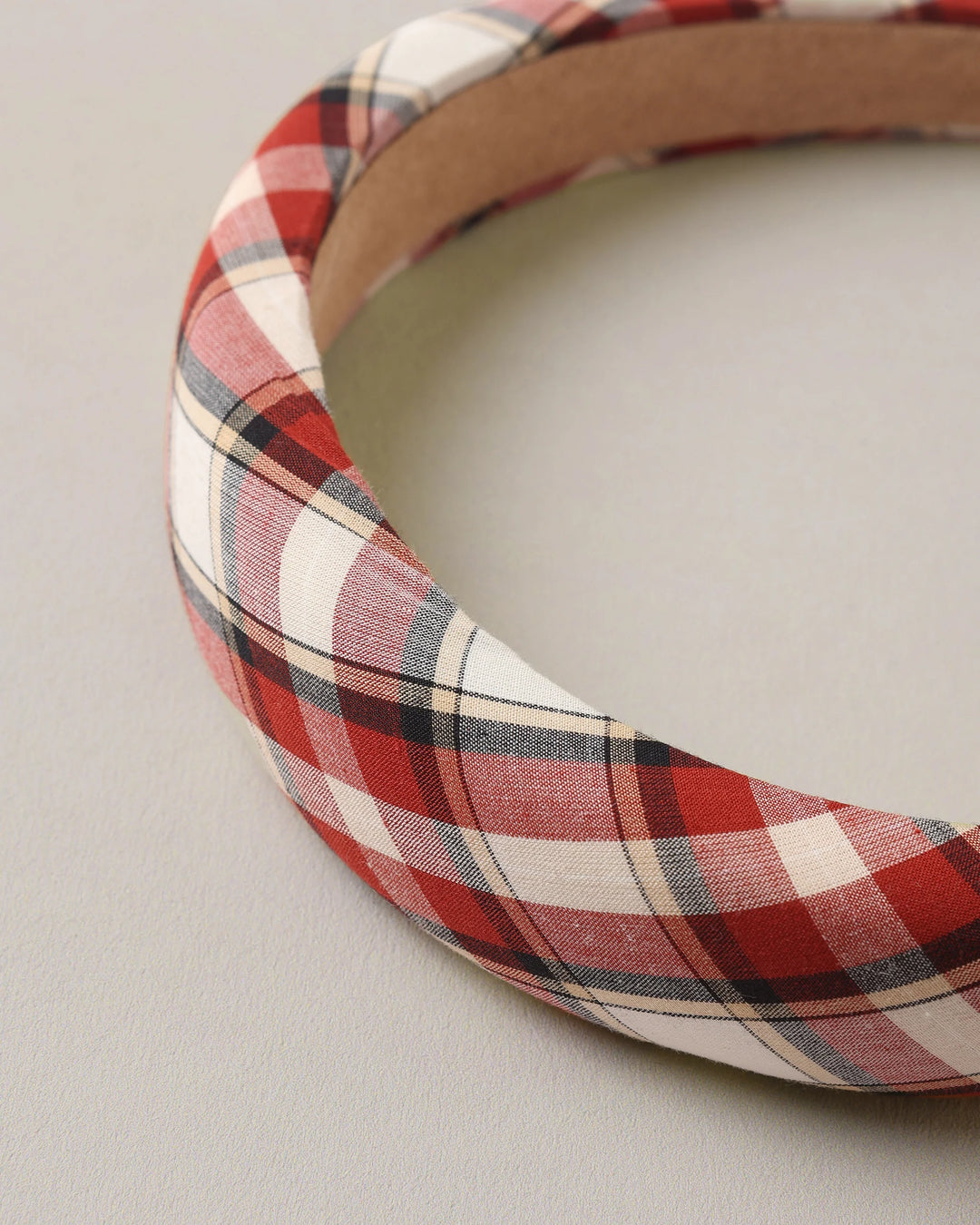 Noralee Padded Headband - Holiday Tartan