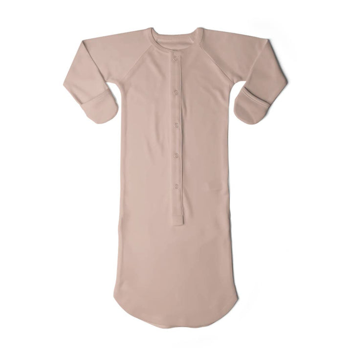 Goumi 24 Hour Convertible Sleeper Baby Gown - Rose