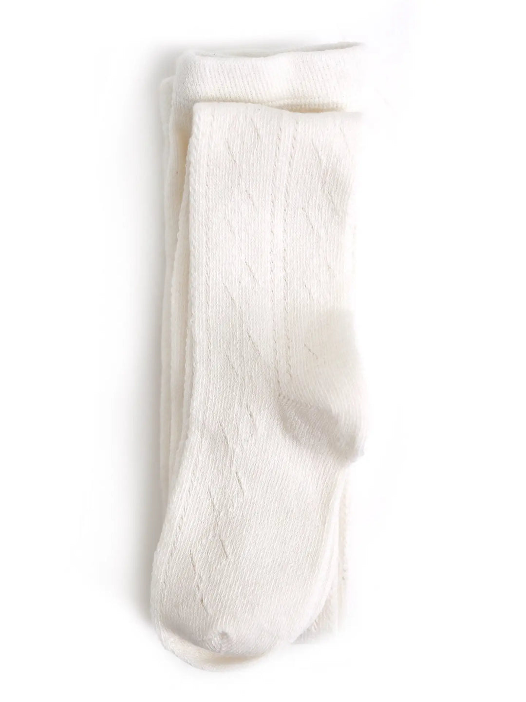 Little Stocking Co. Fancy Knit Tights - Ivory