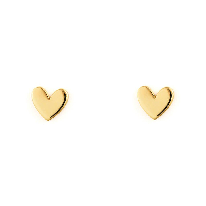 Bronwen Heart Post Earrings