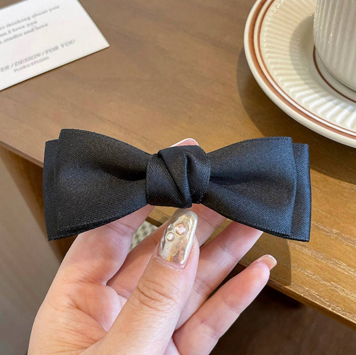 LoveLina Charming Satin Bow Hair Clips