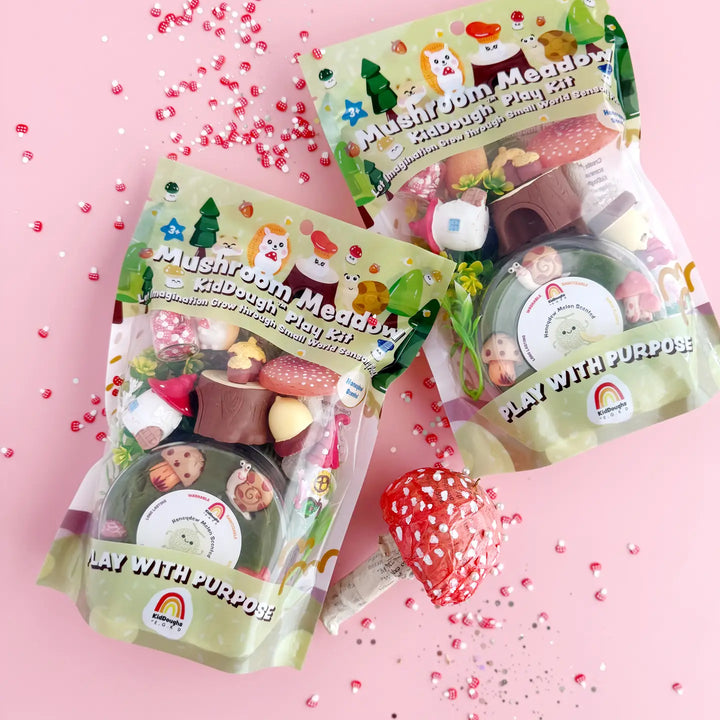 Earth Grown KidDoughs Mushroom Meadow Kiddough Play Kit