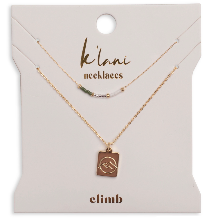 K'lani "Climb" Mountain Necklace Set