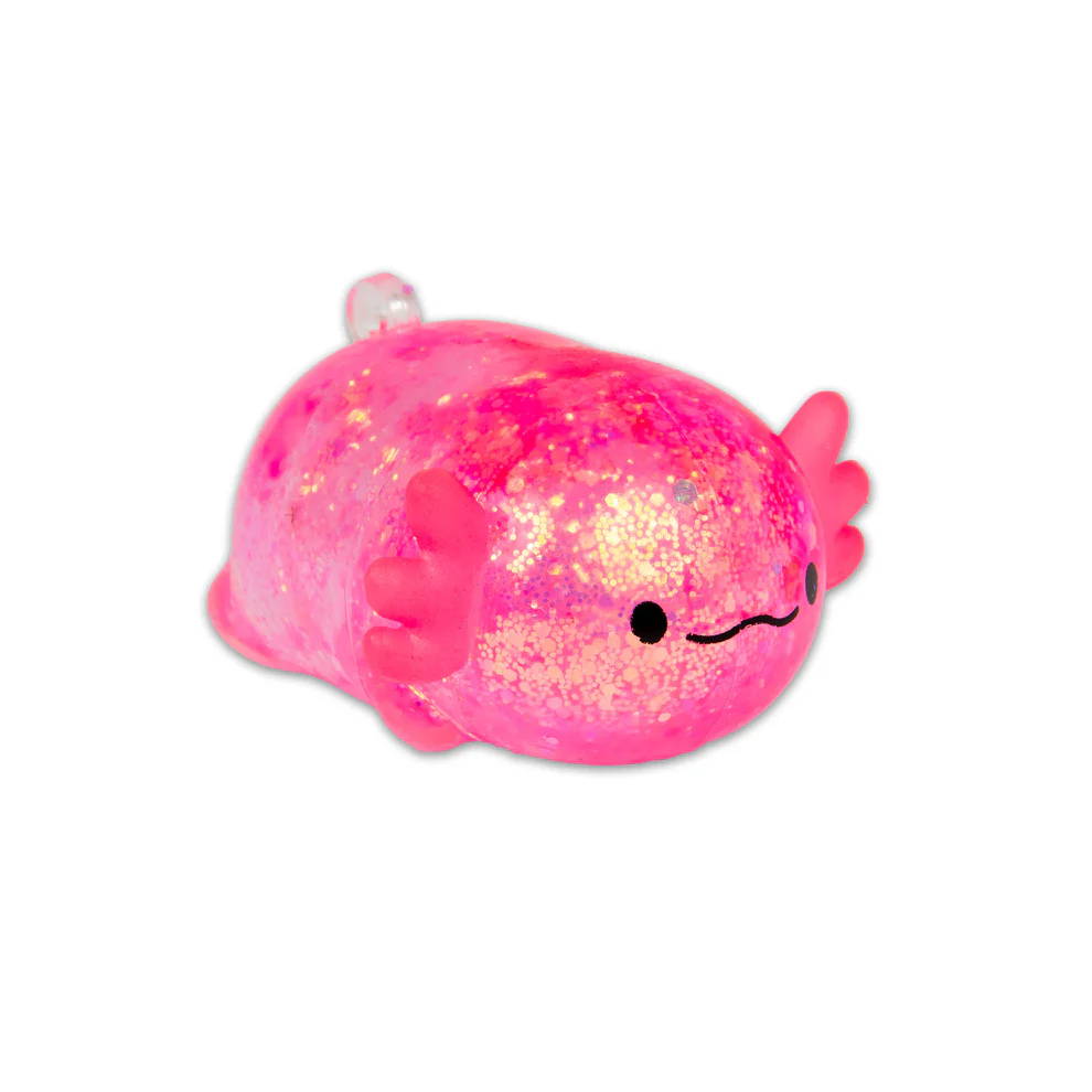 Scrunchems® Mini Sugar Axolotls Squishy Fidget Toy - 3 Pack