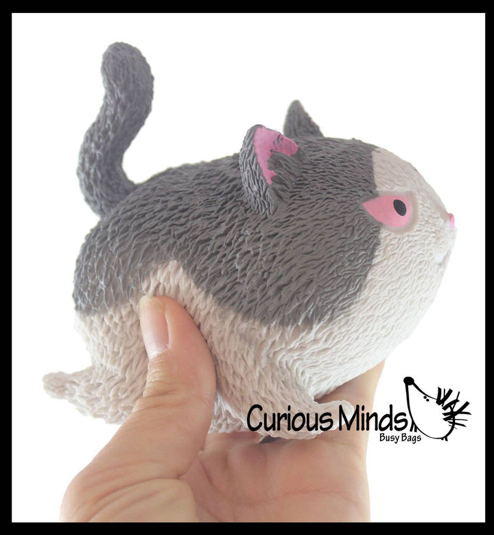 Angry Cat Soft Fluff Doh Squeeze Stress Balls  -