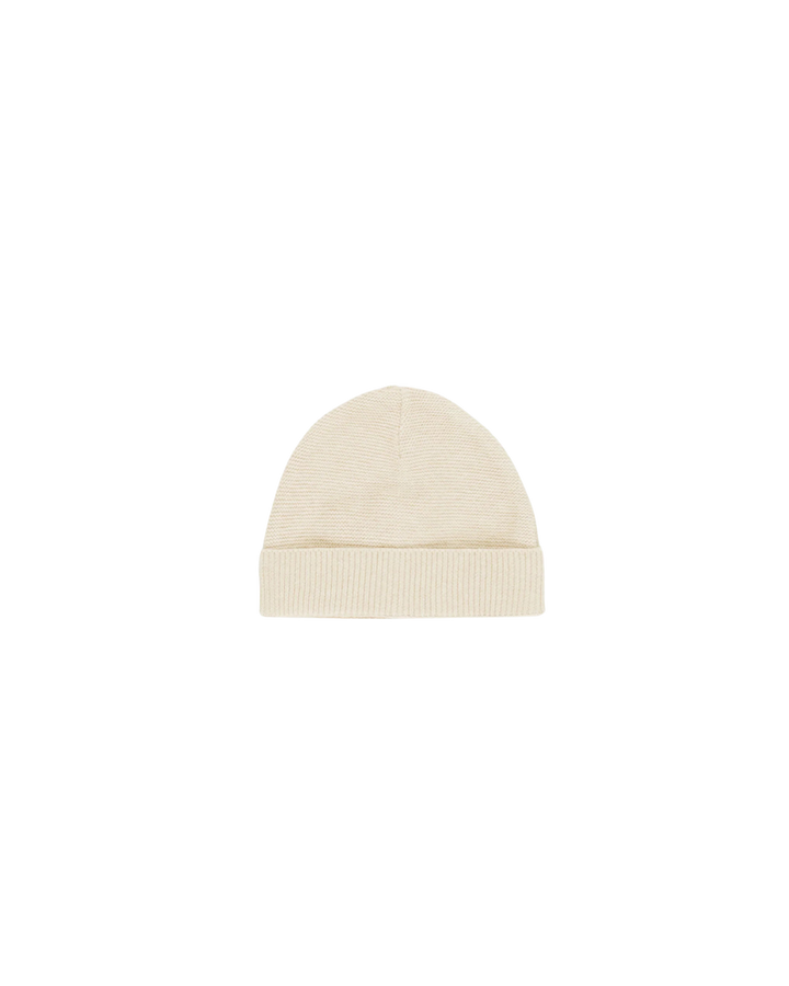 Quincy Mae Baby Beanie - Heathered Natural