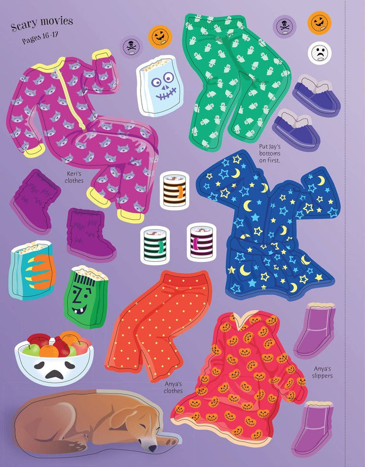 Usborne Sticker Dolly Dressing Halloween Party