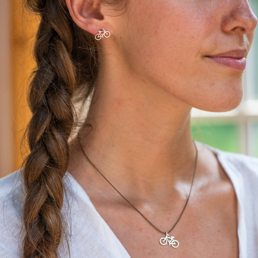 Bronwen Bicycle Post Earrings