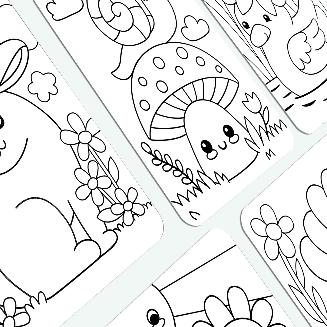 Ooly Undercover Art Hidden Pattern Coloring Activity - Garden Party