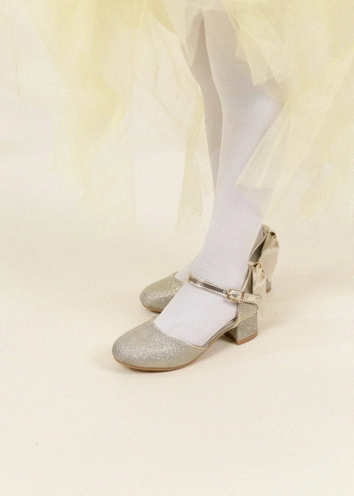 Coco Village Role Play Light Gold Mary Jane Heel Shoe