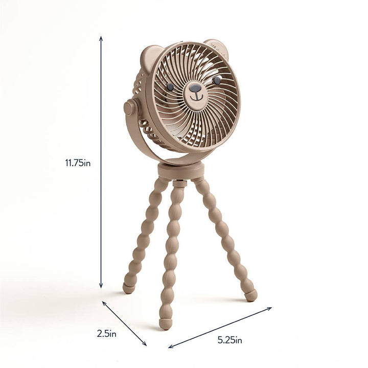Itzy Ritzy Itzy Breeze 3-Speed Stroller Fan™ - Taupe