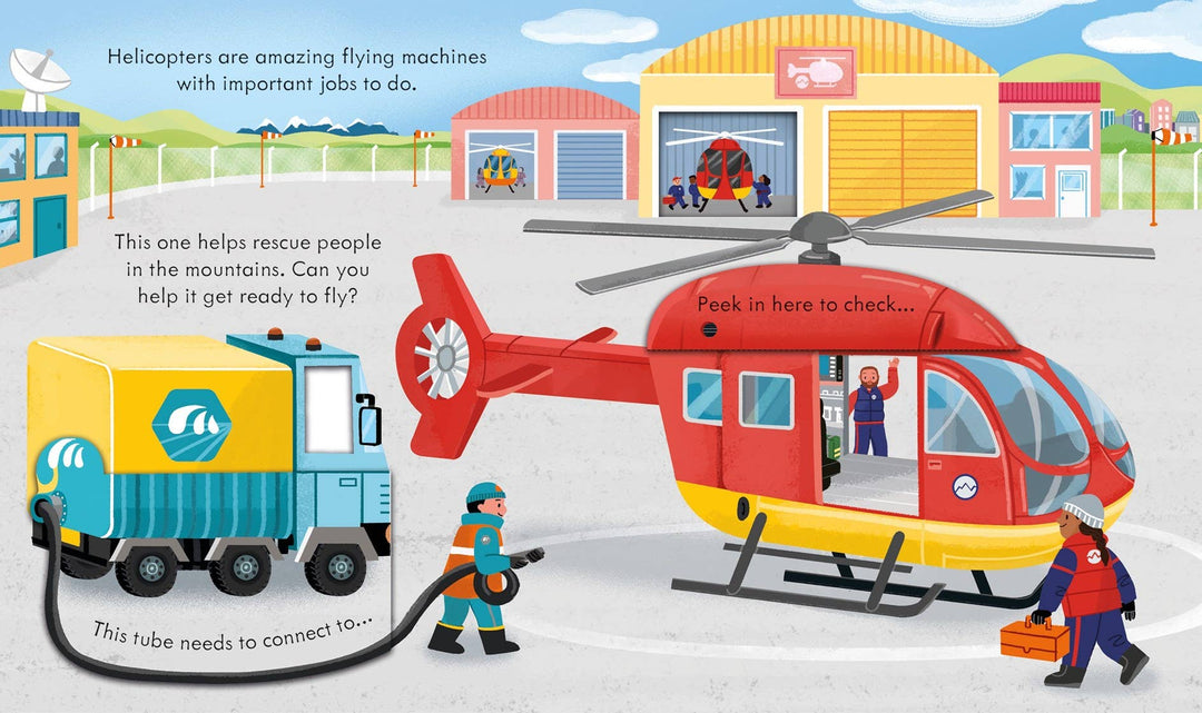 Usborne Peek Inside How a Helicopter Works