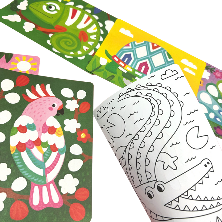 Ooly Foil-tastic Foil Art & Coloring Fun - Awesome Animals