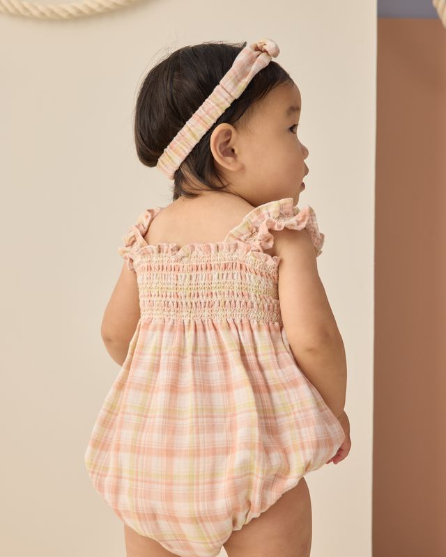 Rylee + Cru Julia Romper - Summer Plaid