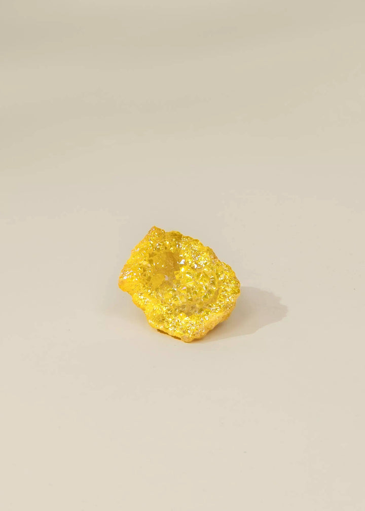 Coco Village Collectible Mineral - Yellow Geode