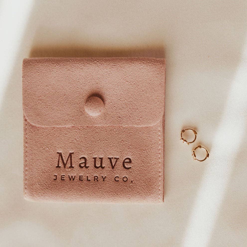 Mauve Jewelry Co. Flower Mini Hoops