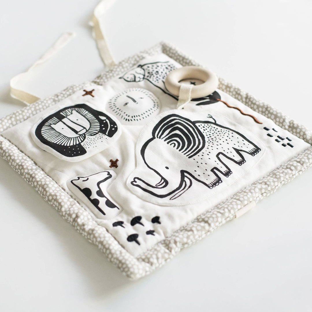 Wee Gallery Organic Activity Pad for Baby - Safari Animals