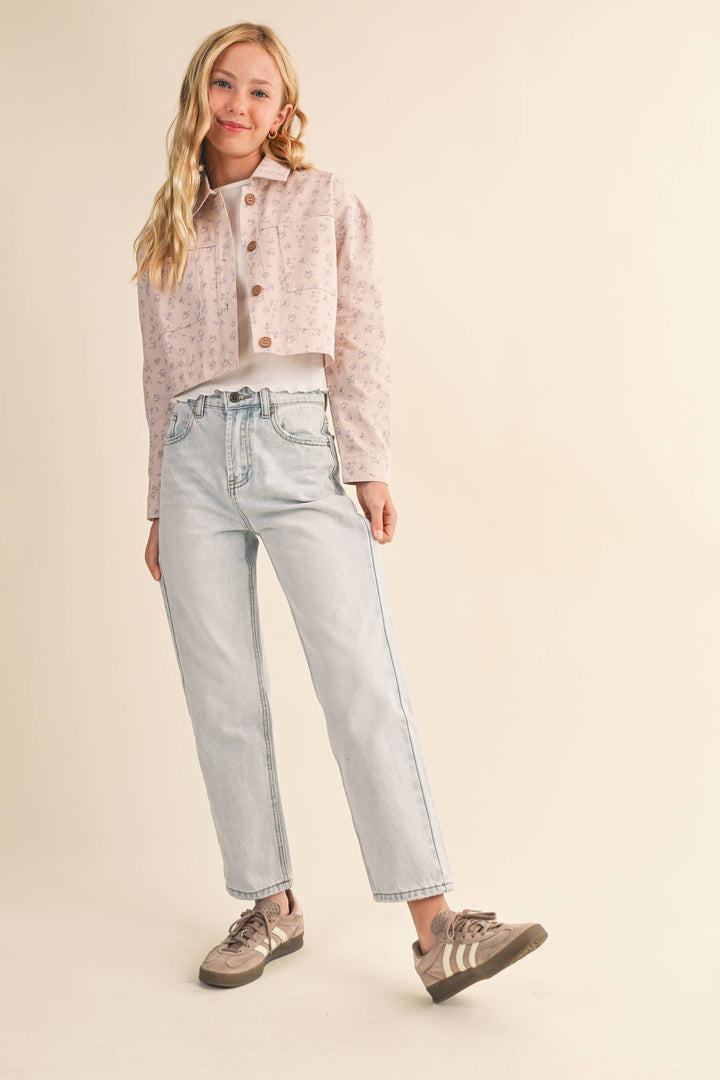 Heart And Arrow Cropped Jacket