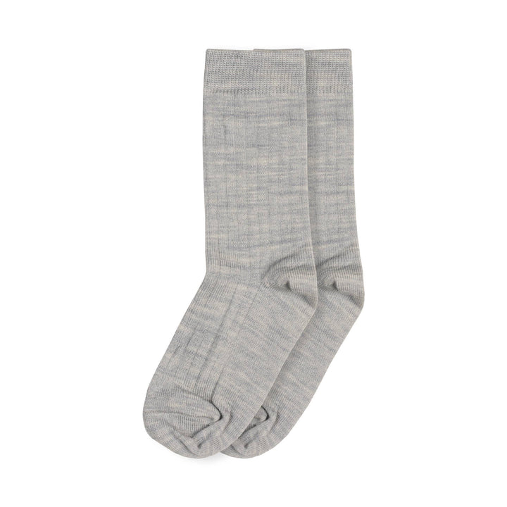 Menique Kids' Merino Ribbed Crew Socks