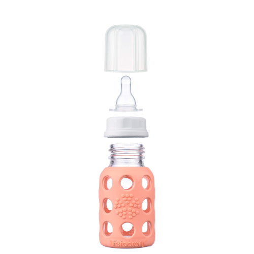 LifeFactory 4oz Glass Baby Bottle