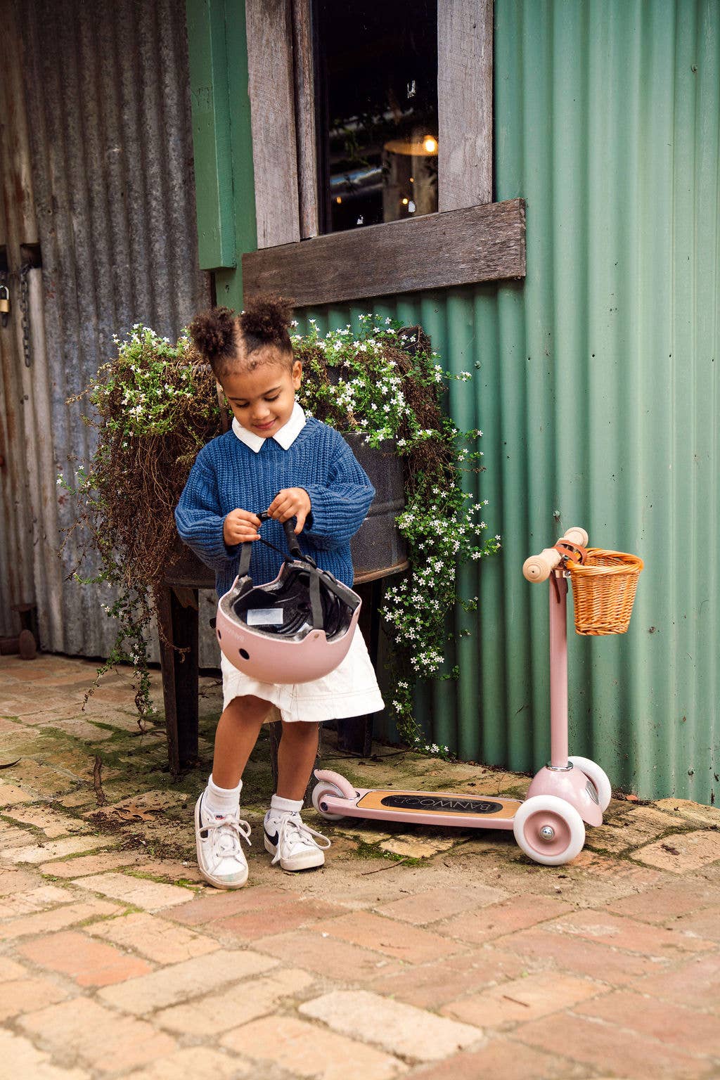 Banwood Vintage 3-Wheel Scooter - Dusty Pink