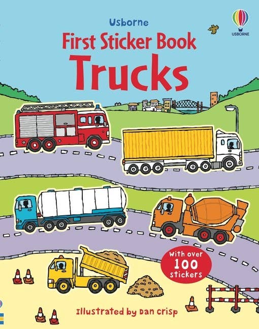 Usborne First Sticker Book Trucks