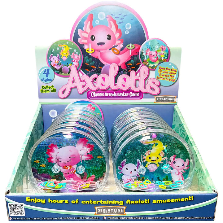 Streamline Axolotls Classic Arcade Water Game