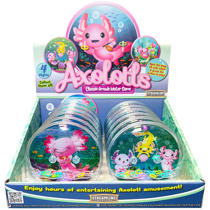 Streamline Axolotl Classic Arcade Water Game