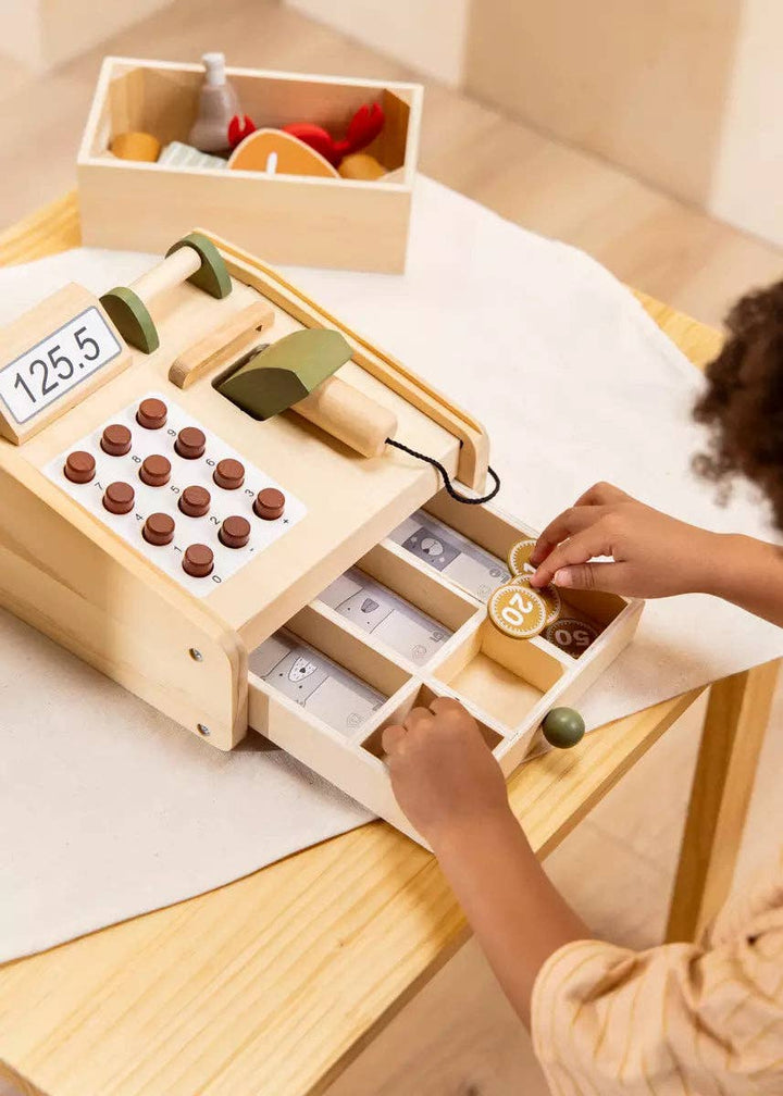 Coco Village Wooden Cash Register
