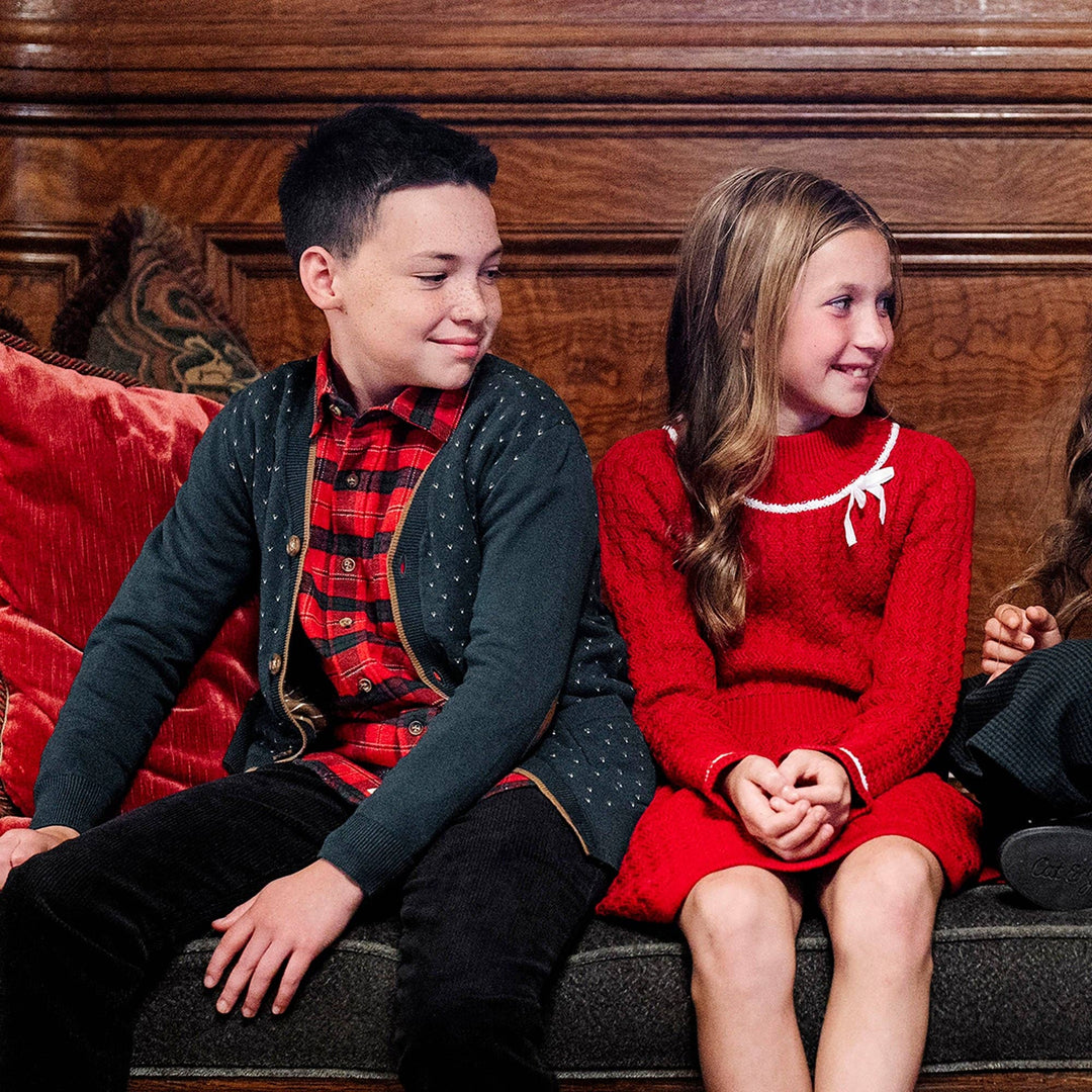 Hope And Henry Organic Flannel Shirt - London Plaid