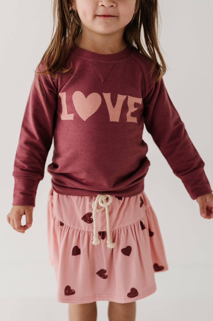 Babysprouts Raglan Love Sweatshirt