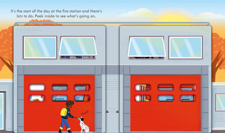Usborne Peek Inside How a Fire Truck Works