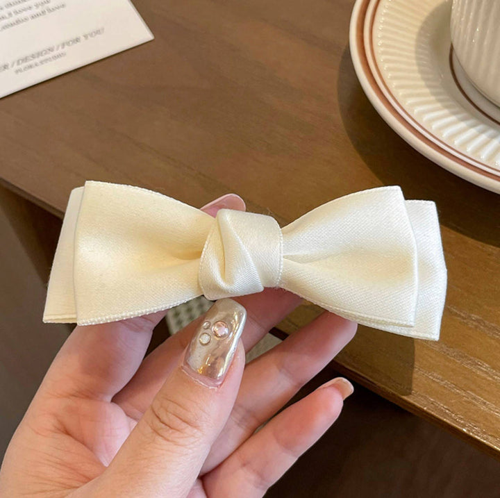 LoveLina Charming Satin Bow Hair Clips