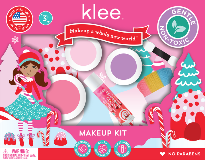 Klee Kids Snazzy Santa - Holiday Mineral Makeup Kit