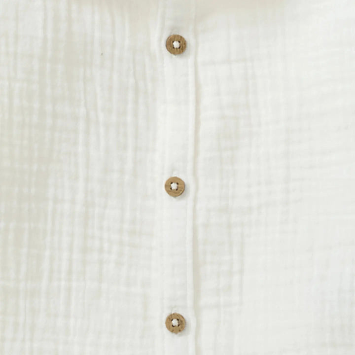 Burt's Bees Button Down Boy Shirt & Pants Set