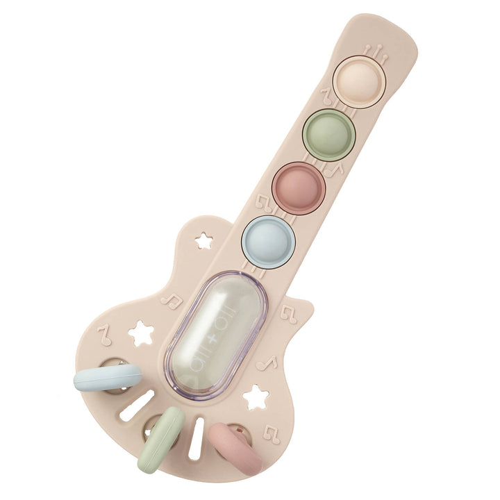 Ali+Oli Guitar-Shaped Sensory Pull & Teether Toy