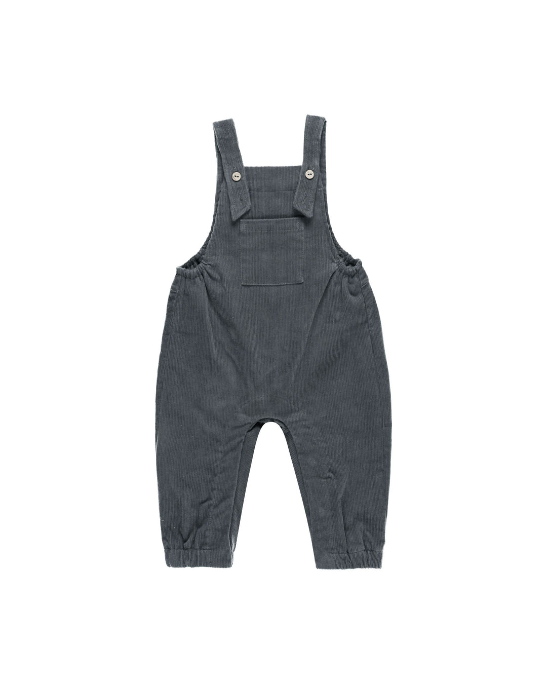 Quincy Mae Corduroy Baby Overalls - Indigo