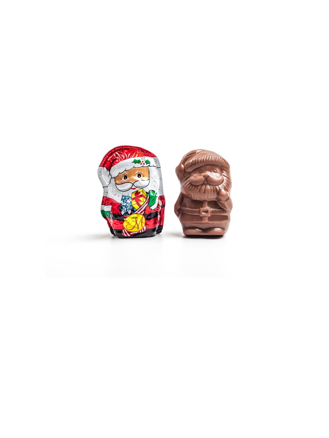 Nassau Candy Madelaine Milk Chocolate Foiled Solid Santa - 1 oz