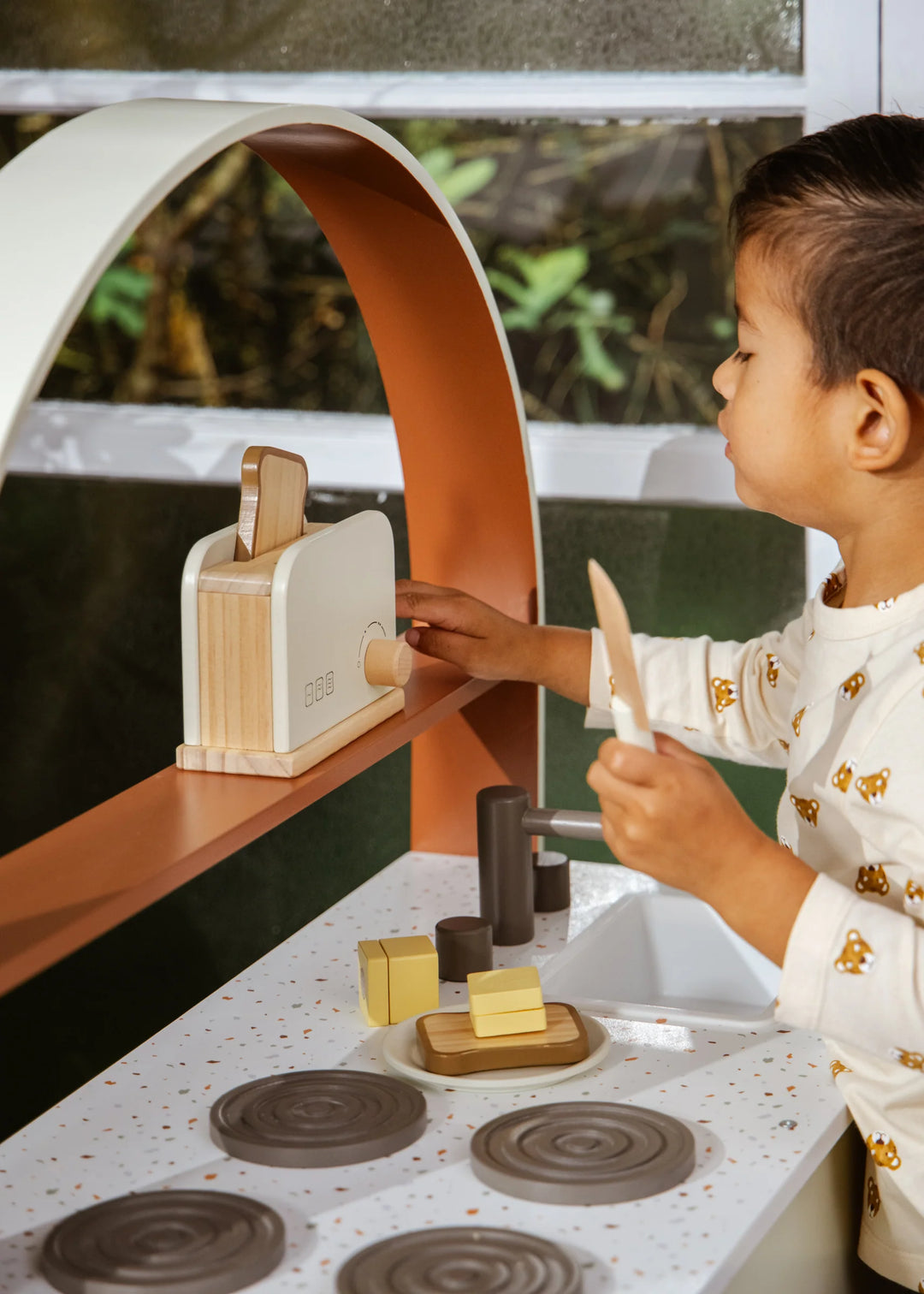 Coco Village Wooden Toaster Playset